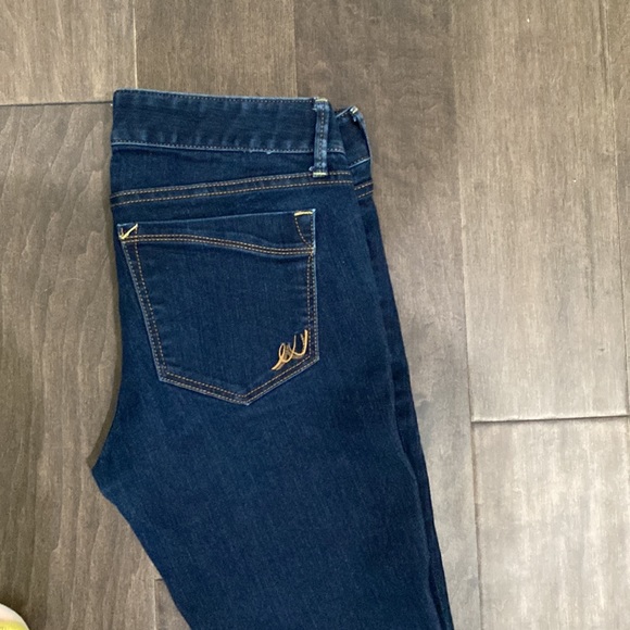 Express Ankle Skinny Low Rise Jeans Size 4 - Picture 3 of 6